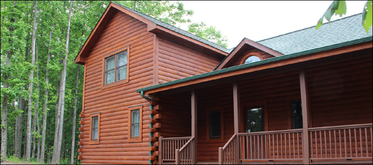 Log Home Staining in Seco, Kentucky