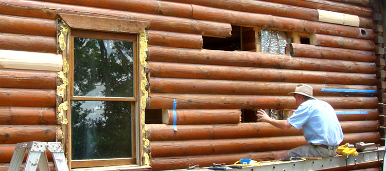 Log Home Repair Jackhorn, Kentucky