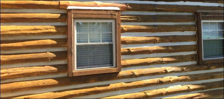 Log Home Whole Log Replacement  Ermine, Kentucky