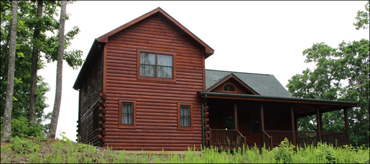 Professional Log Home Borate Application  Letcher County, Kentucky